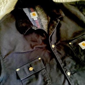Black Carhartt chore coat - Big & Tall